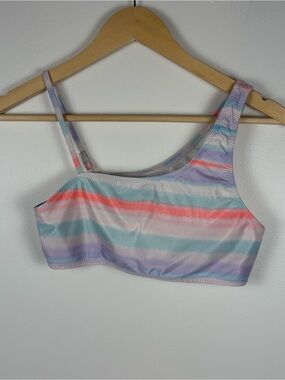 Lucky Brand Girls’ Tie-Dye Bikini Swimsuit UPF 50+ Size XL (16), Beach, Pool,